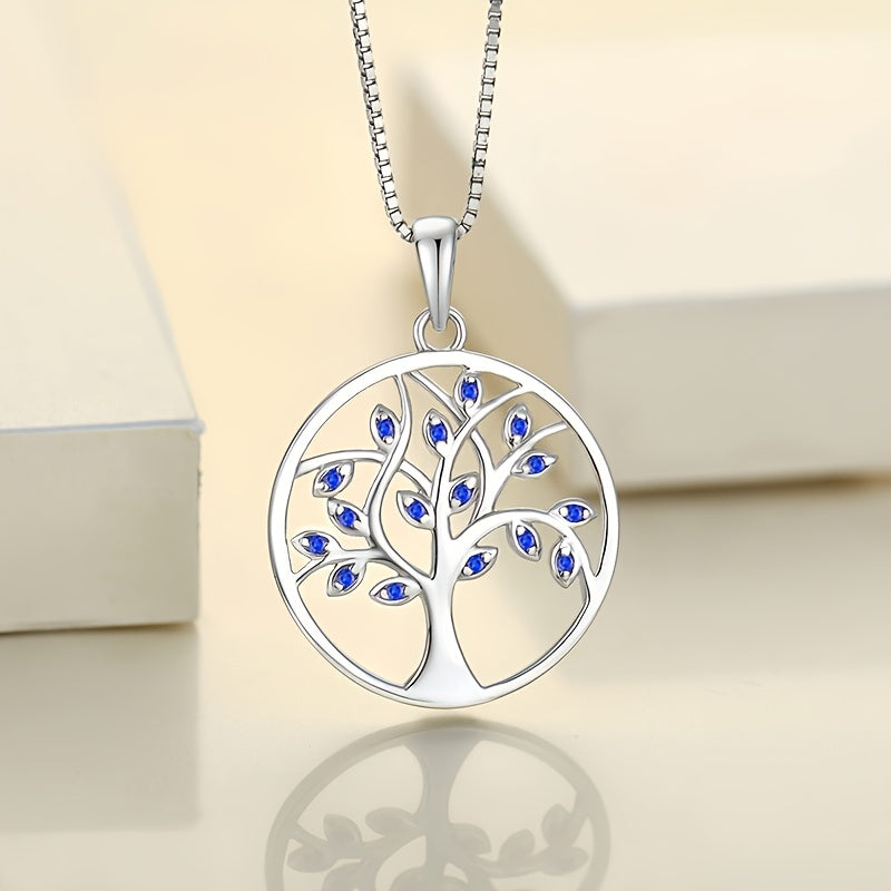 カラフルラインストーン ツリーネックレス