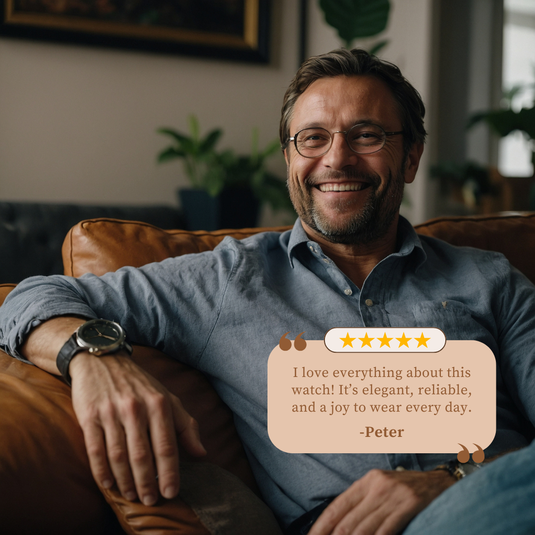 カップル用スクエアダイヤル腕時計