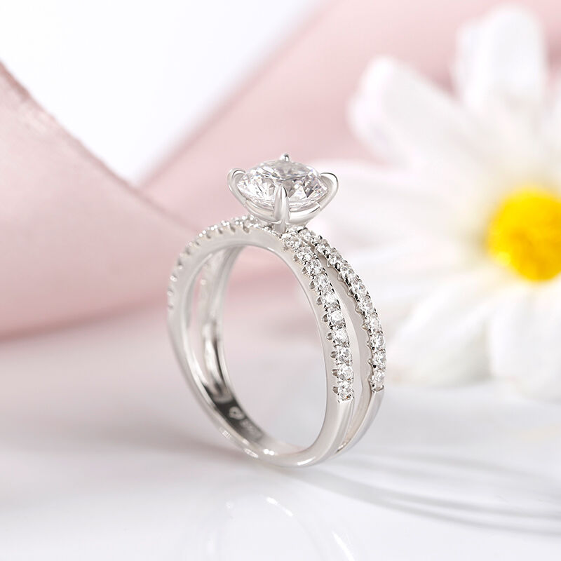 シャンク ラウンドカット リング