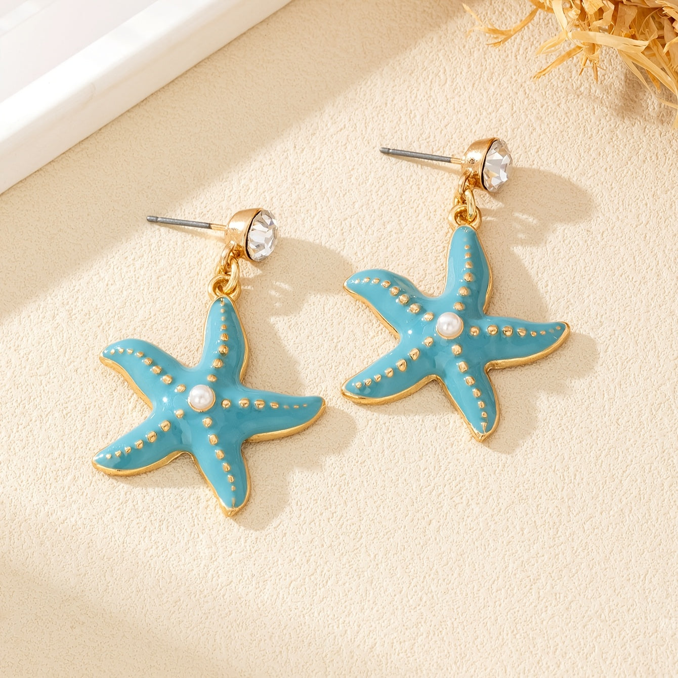 ヒトデのエナメルピアス