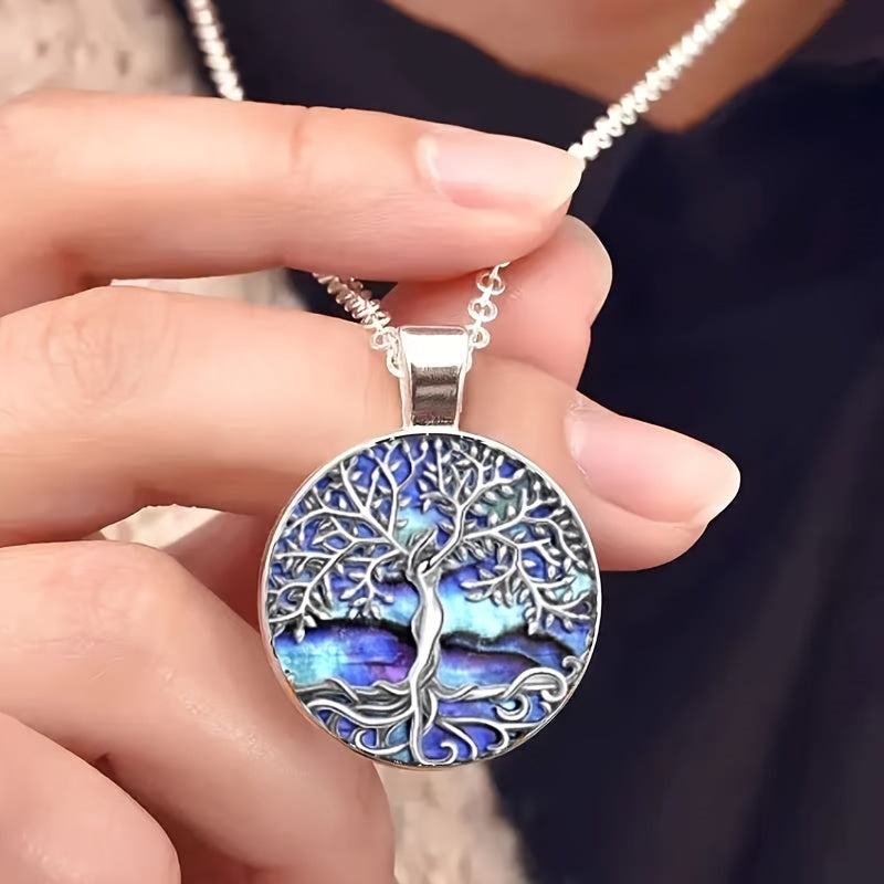 ユニークな生命の樹ペンダントネックレス