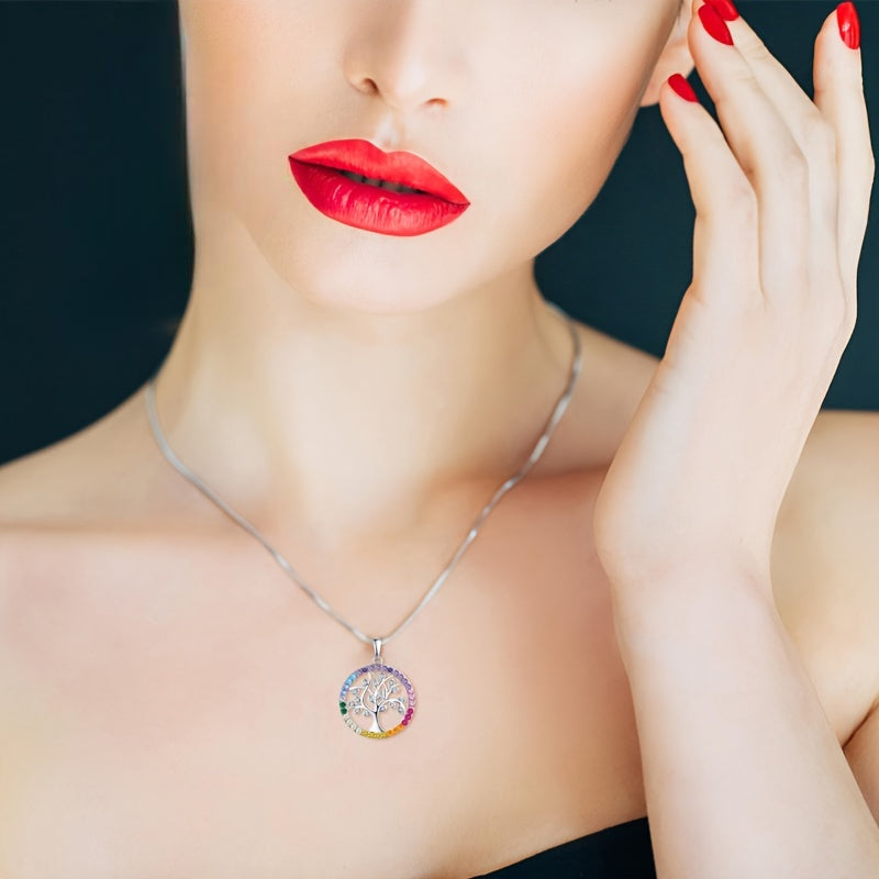 ハート型ツリー・オブ・ライフ ネックレス