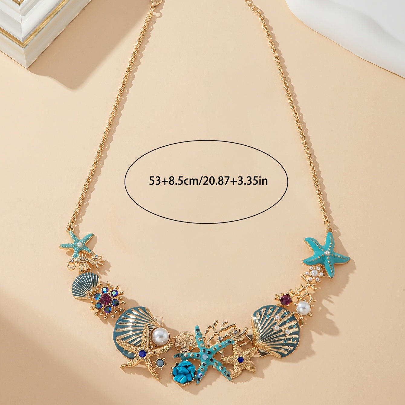 OceanGem Brooch - Radiant Nautical Elegance