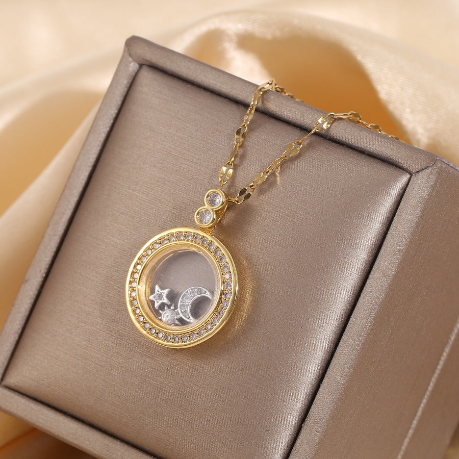 星空プラネットペンダントネックレス