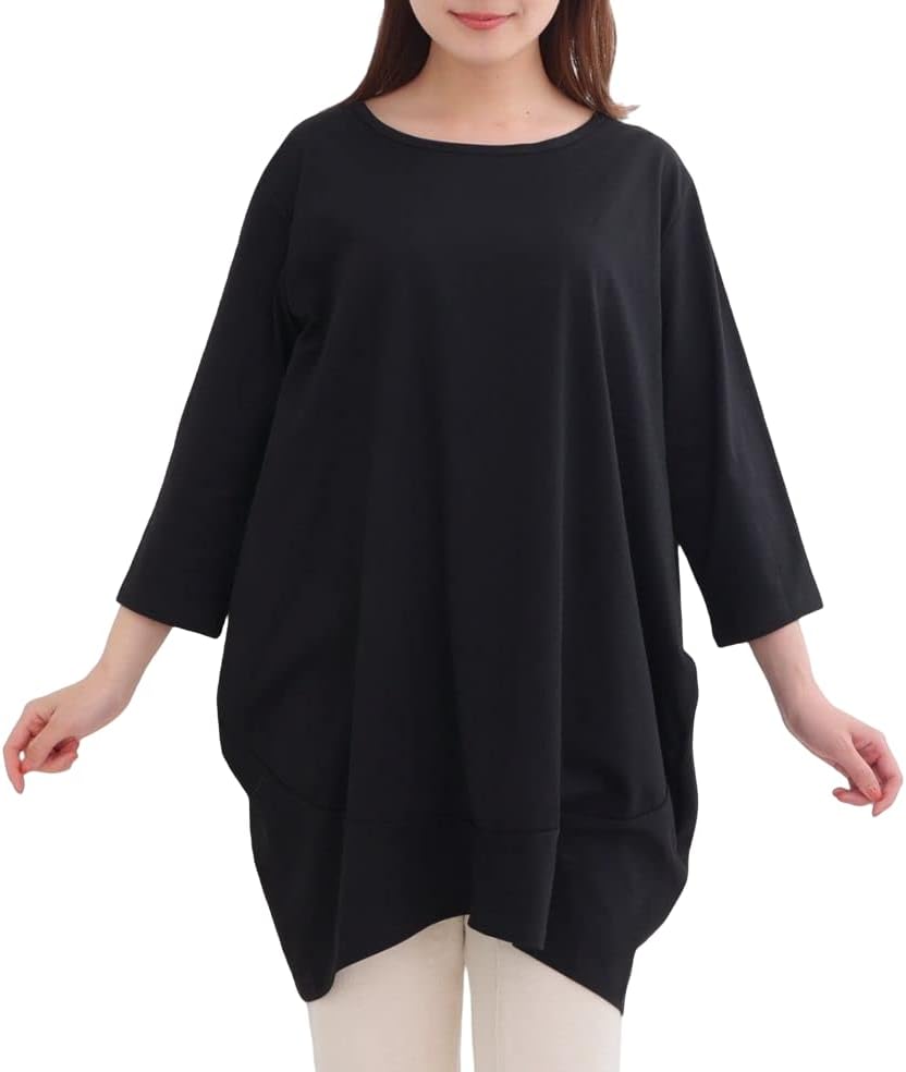 コクーンチュニックドレス