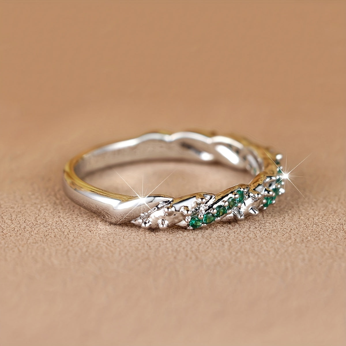 グリーンジルコニア リング