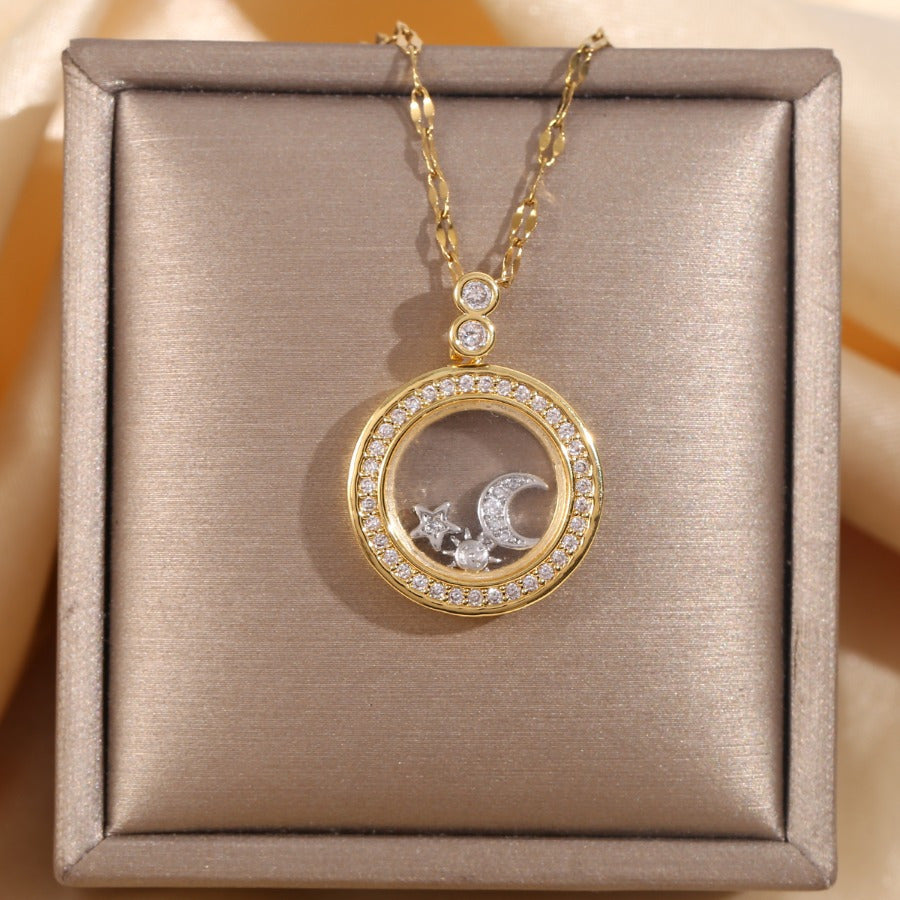 星空プラネットペンダントネックレス