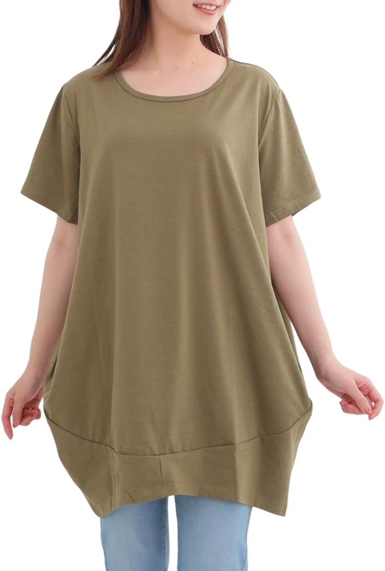 コクーンチュニックドレス