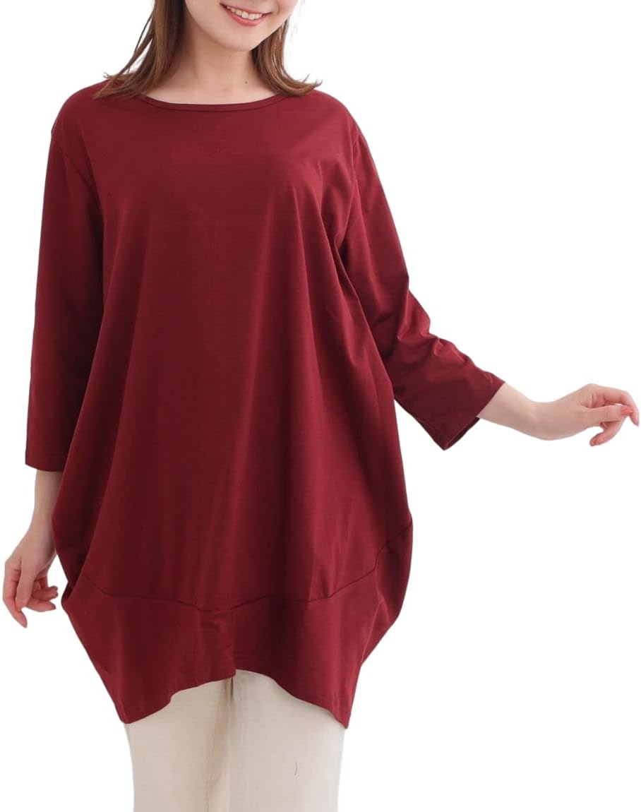 コクーンチュニックドレス