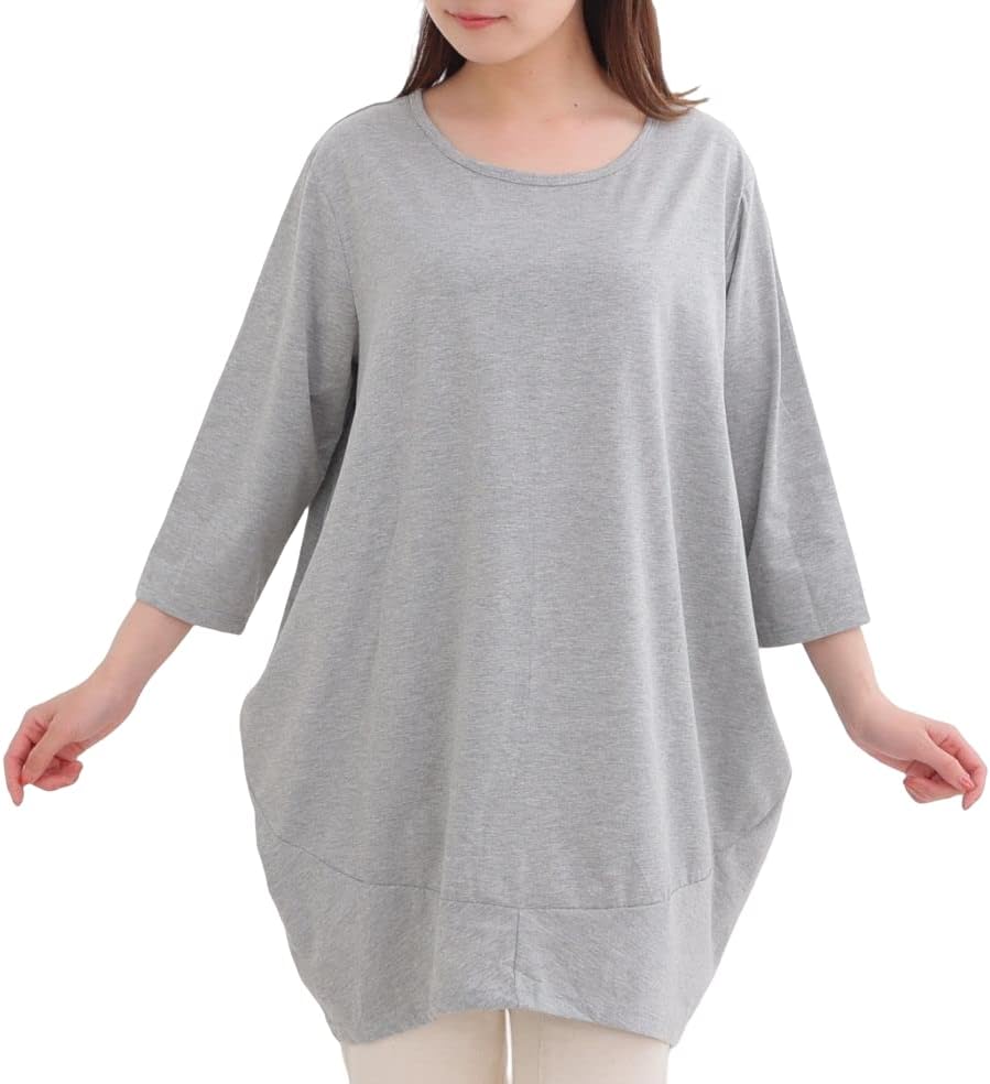 コクーンチュニックドレス