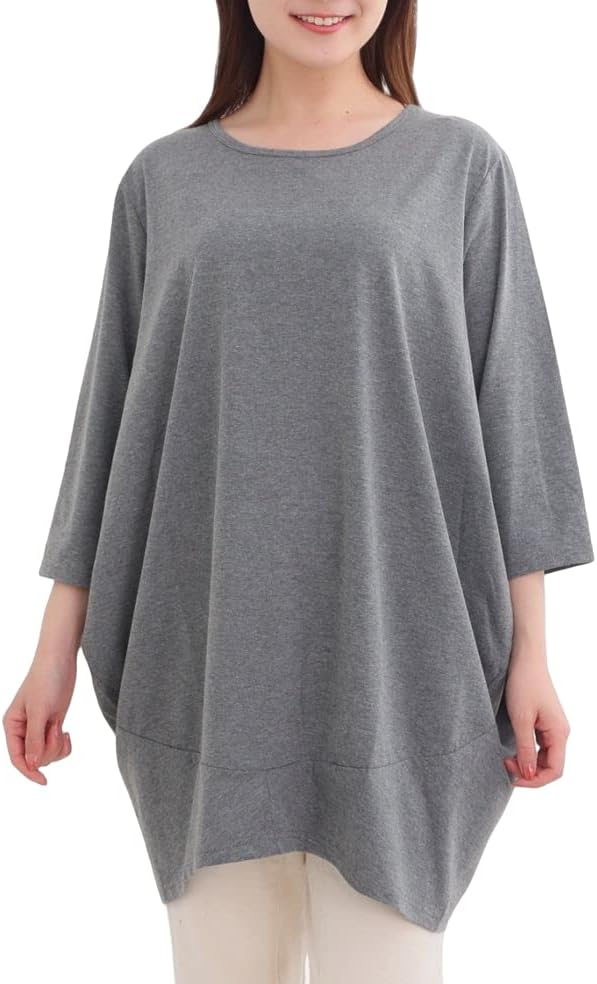 コクーンチュニックドレス