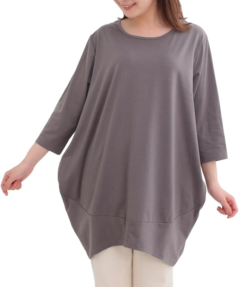 コクーンチュニックドレス