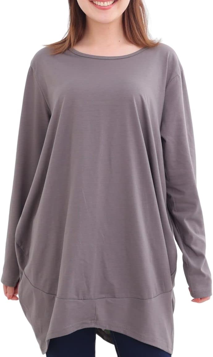 コクーンチュニックドレス