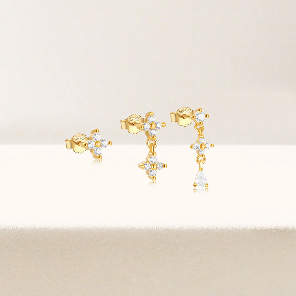 シルバーフラワードロップシリーズ