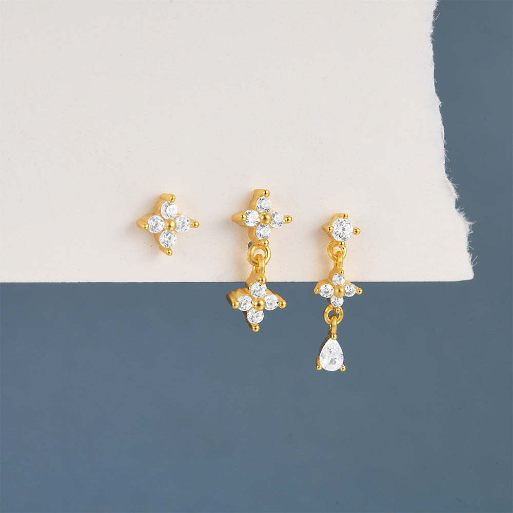 シルバーフラワードロップシリーズ