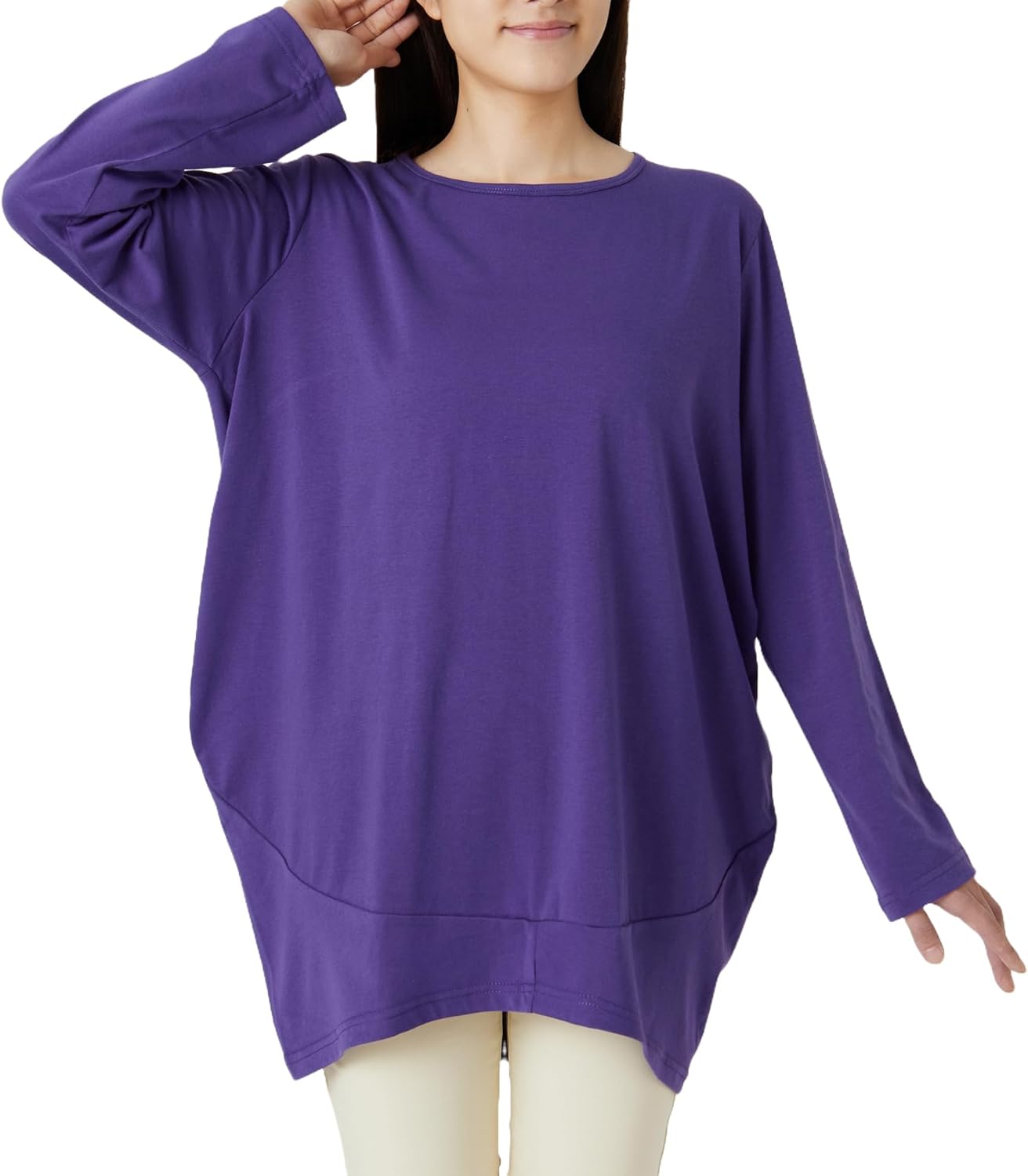 コクーンチュニックドレス