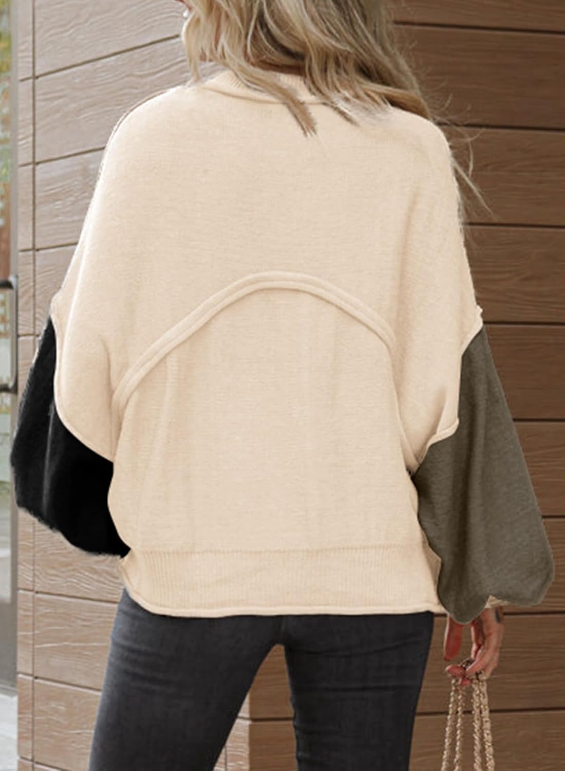 ランタンプルオーバーセーター