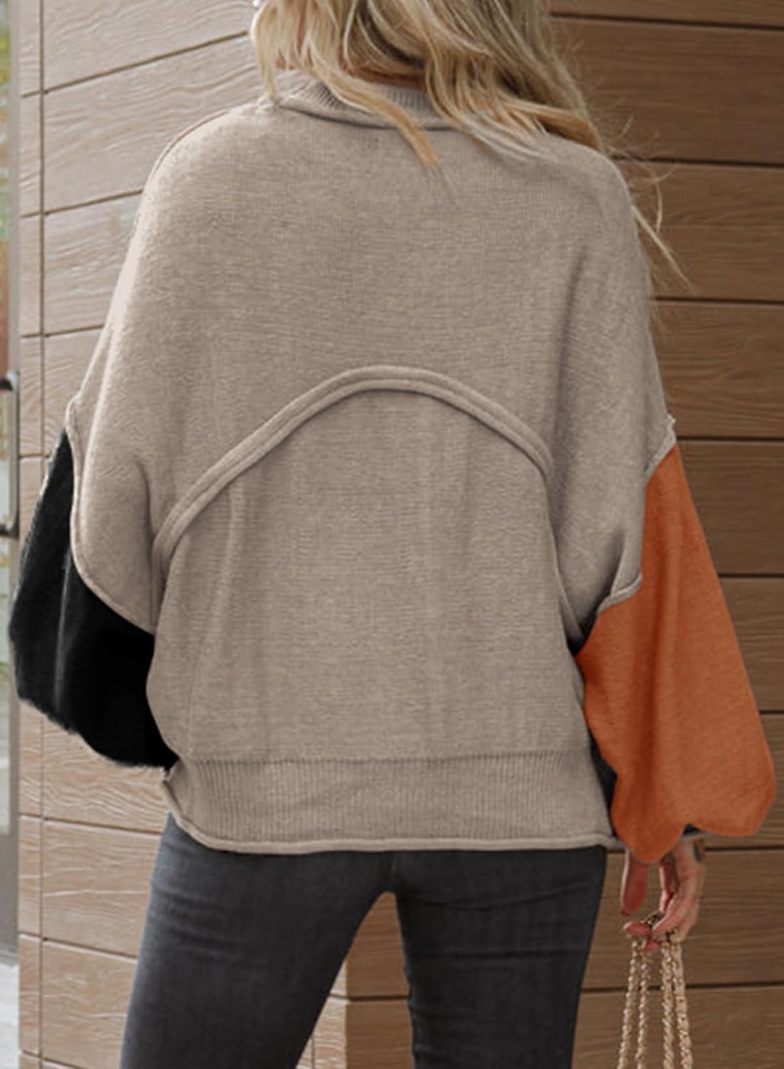 ランタンプルオーバーセーター