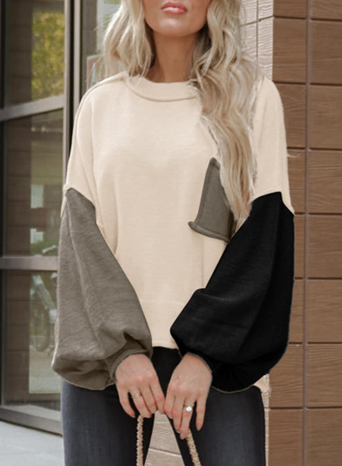 ランタンプルオーバーセーター