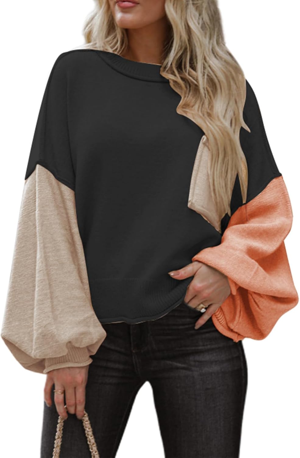 ランタンプルオーバーセーター