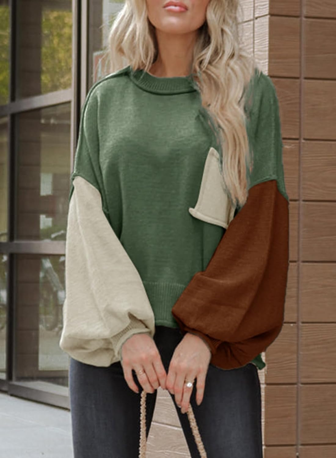 ランタンプルオーバーセーター