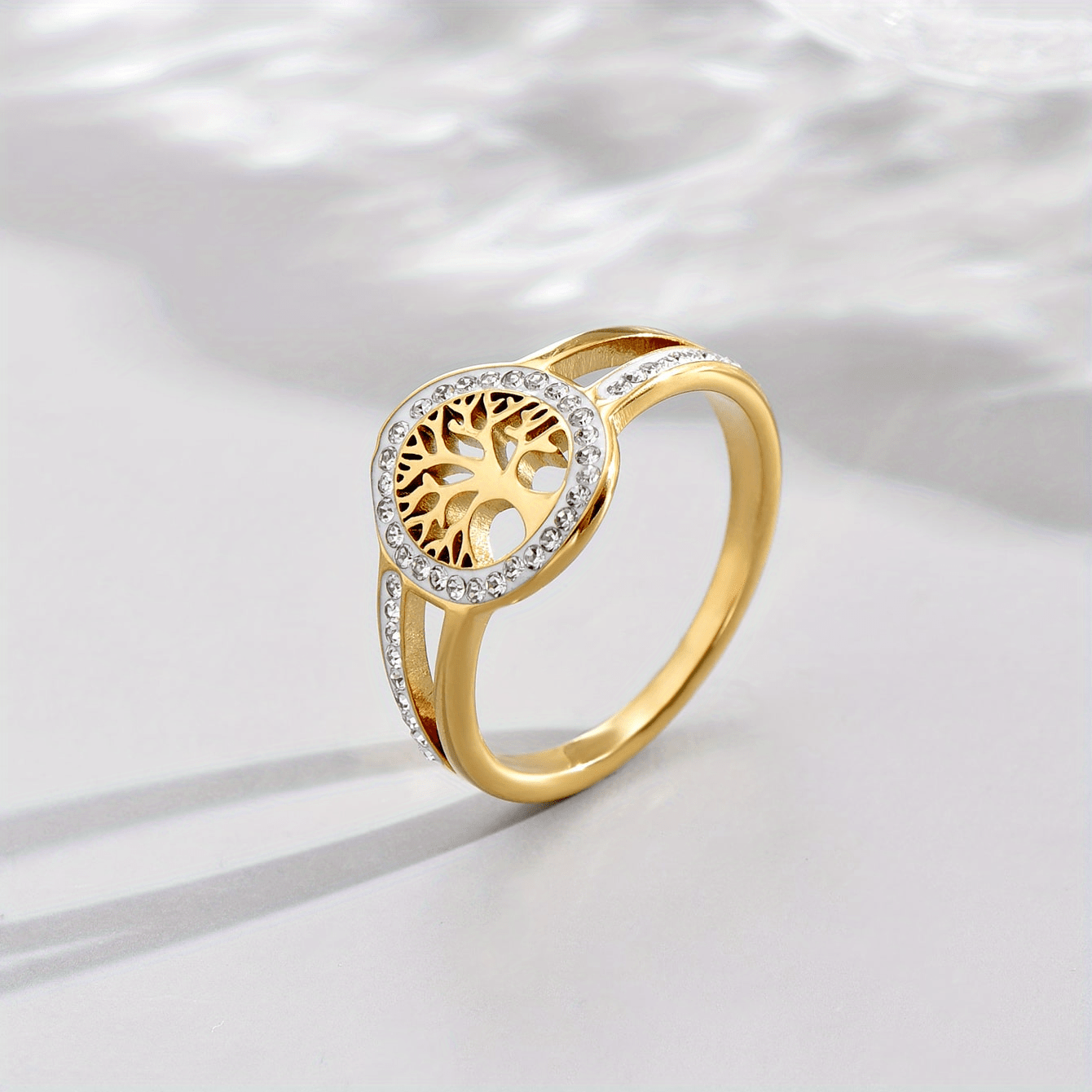 メンズ ツリーパターン リング