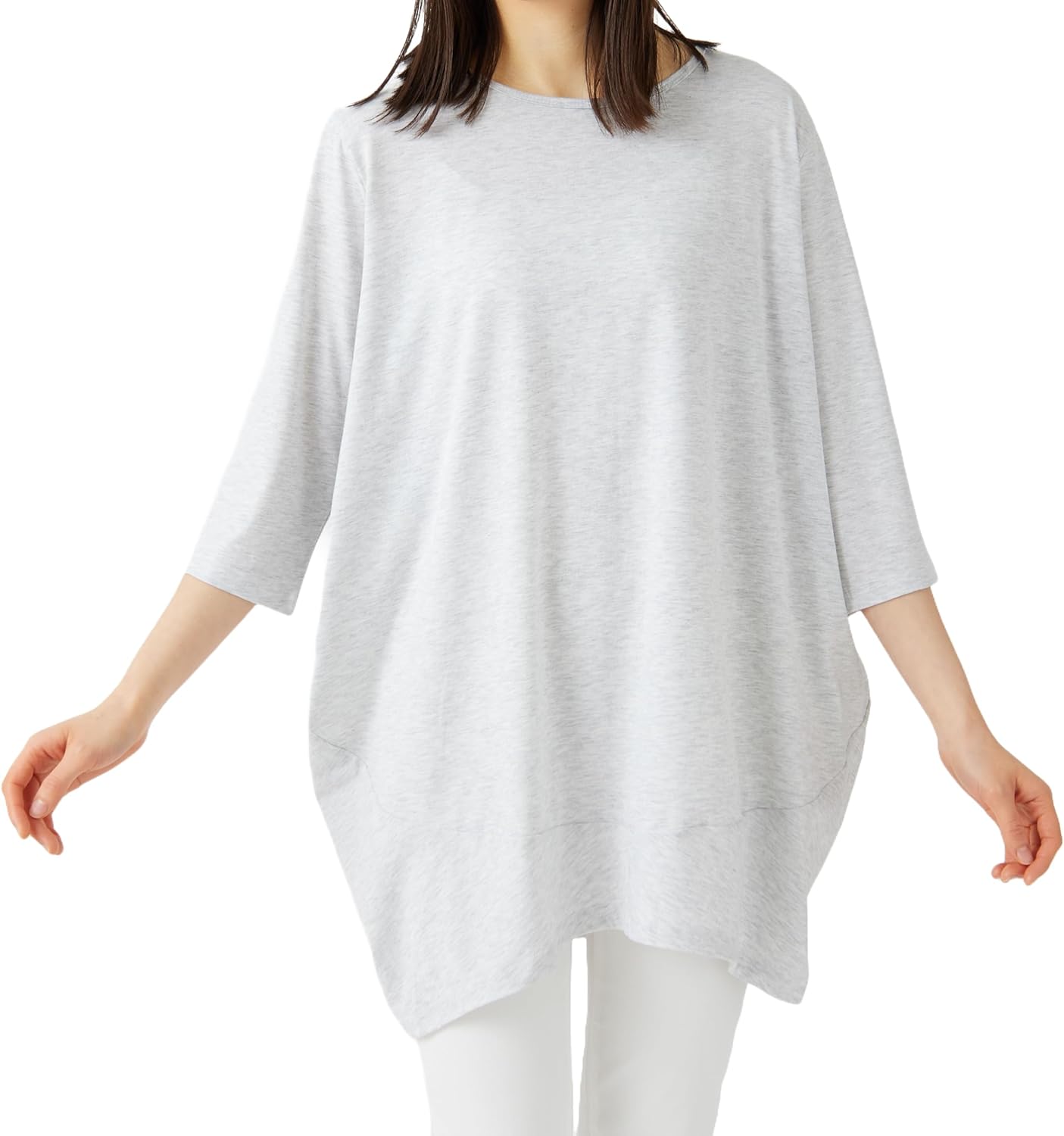 コクーンチュニックドレス