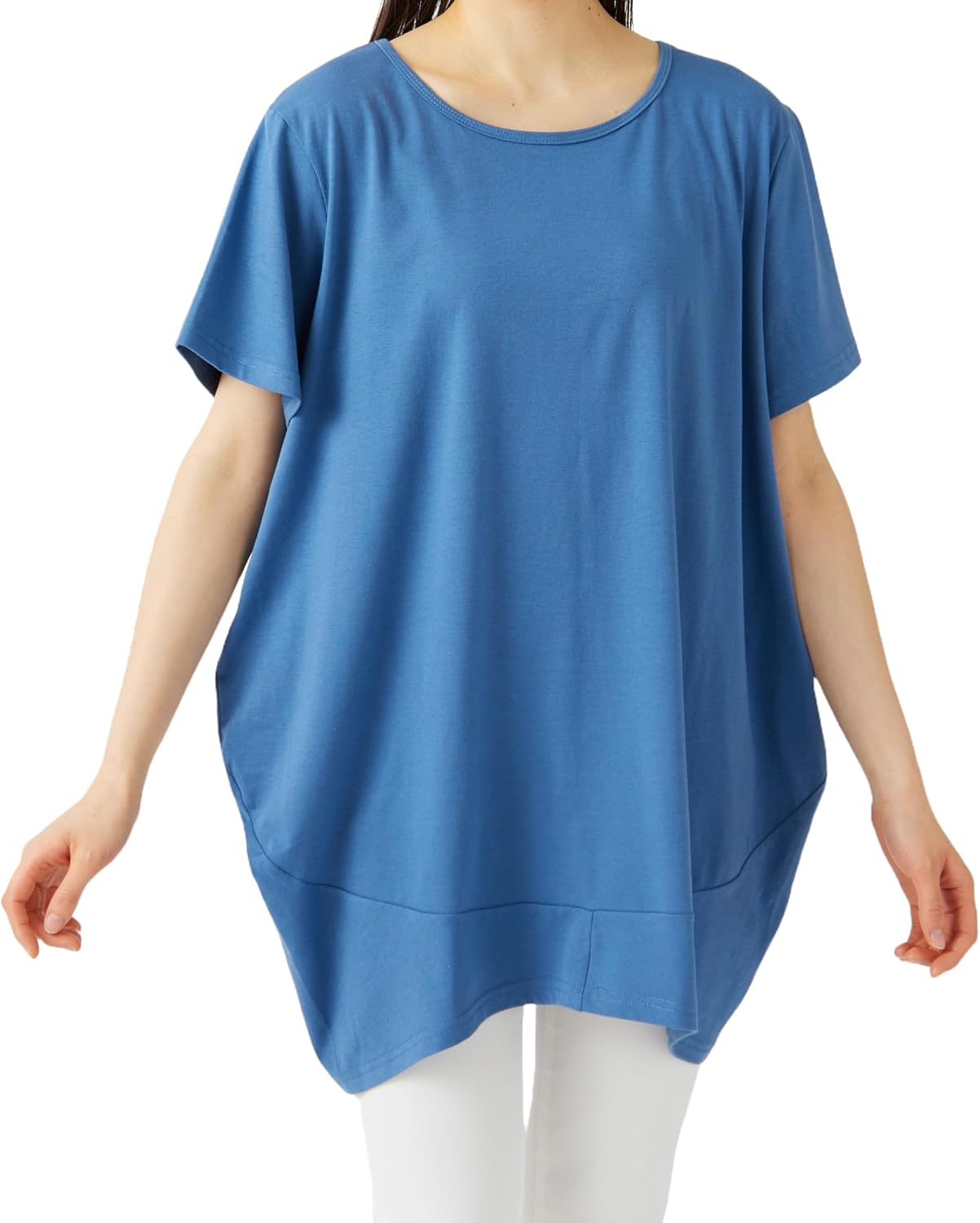 コクーンチュニックドレス