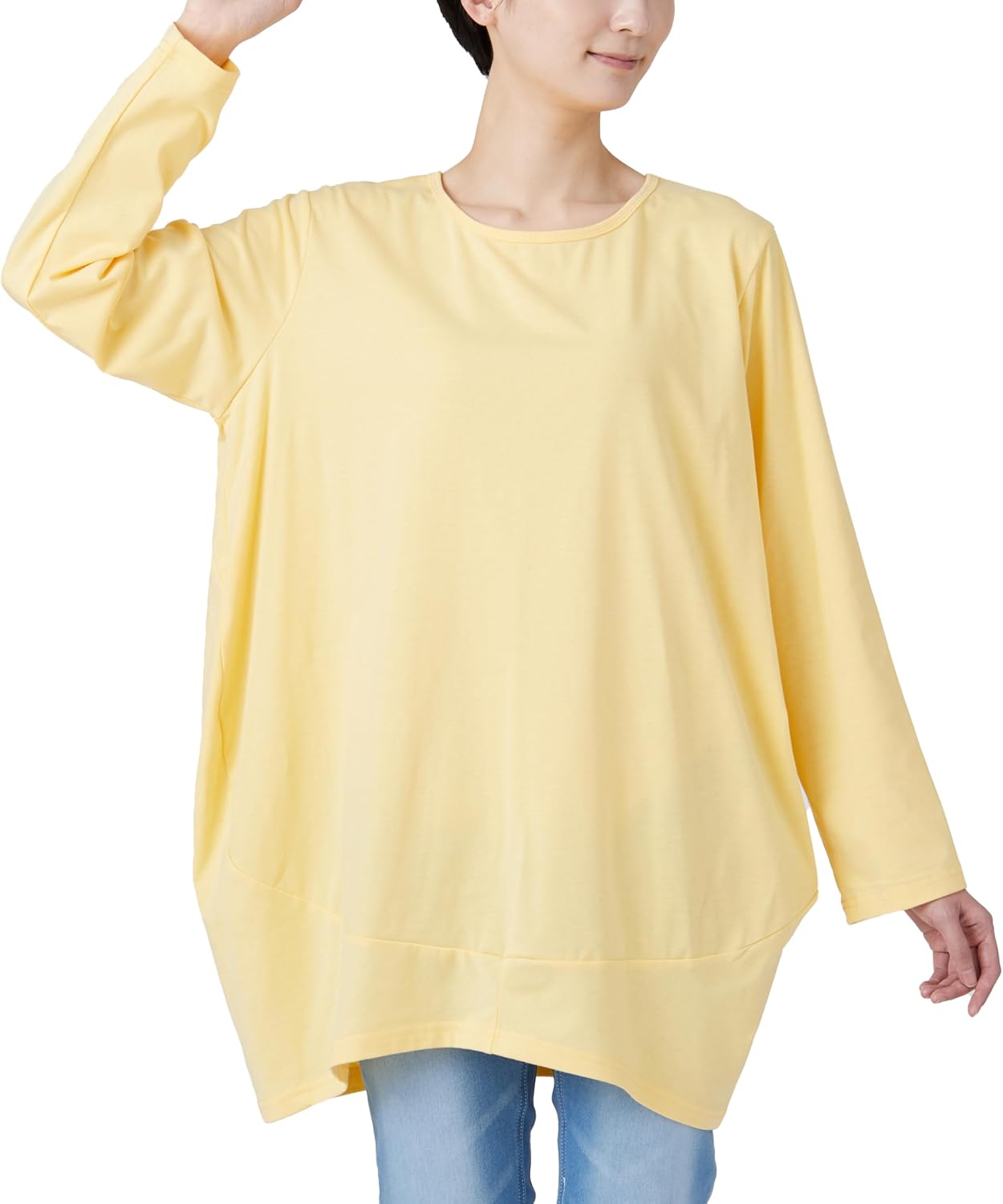 コクーンチュニックドレス