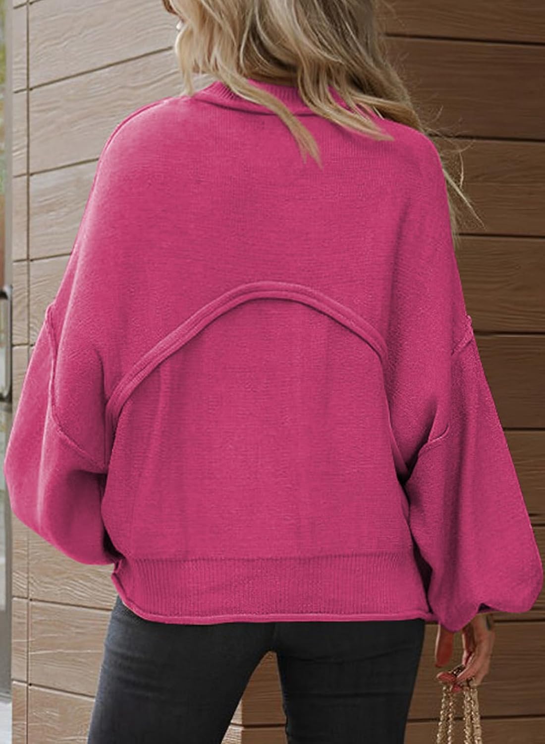 ランタンプルオーバーセーター