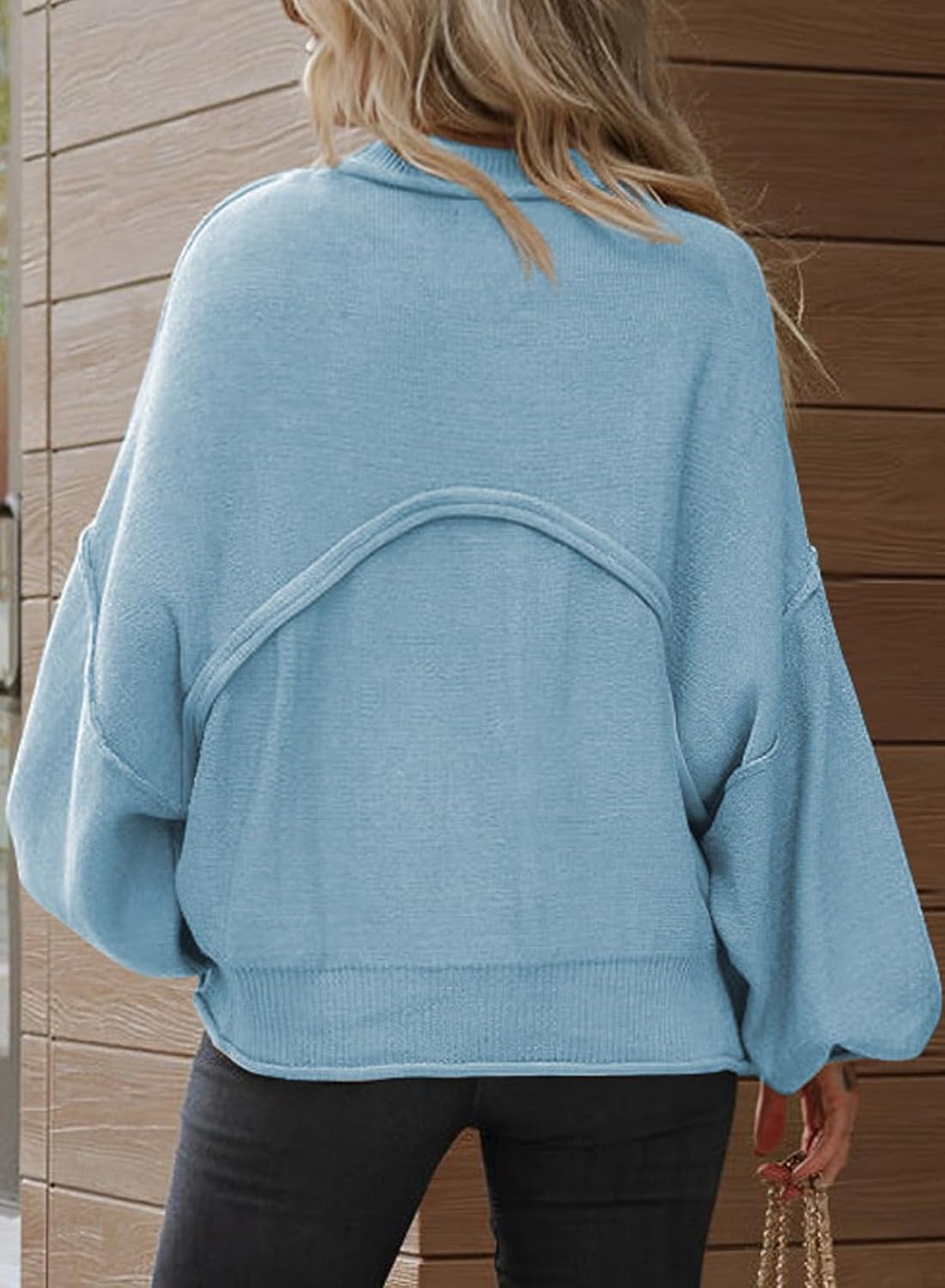 ランタンプルオーバーセーター