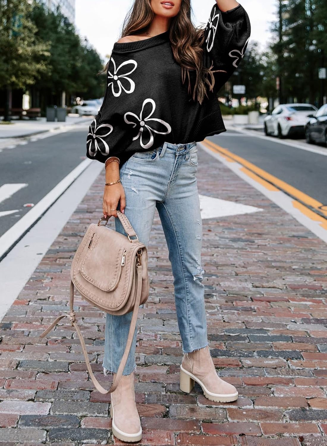 ランタンプルオーバーセーター