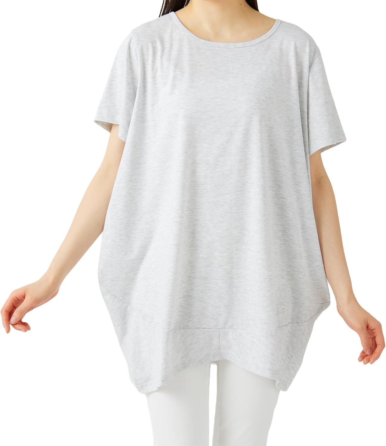 コクーンチュニックドレス