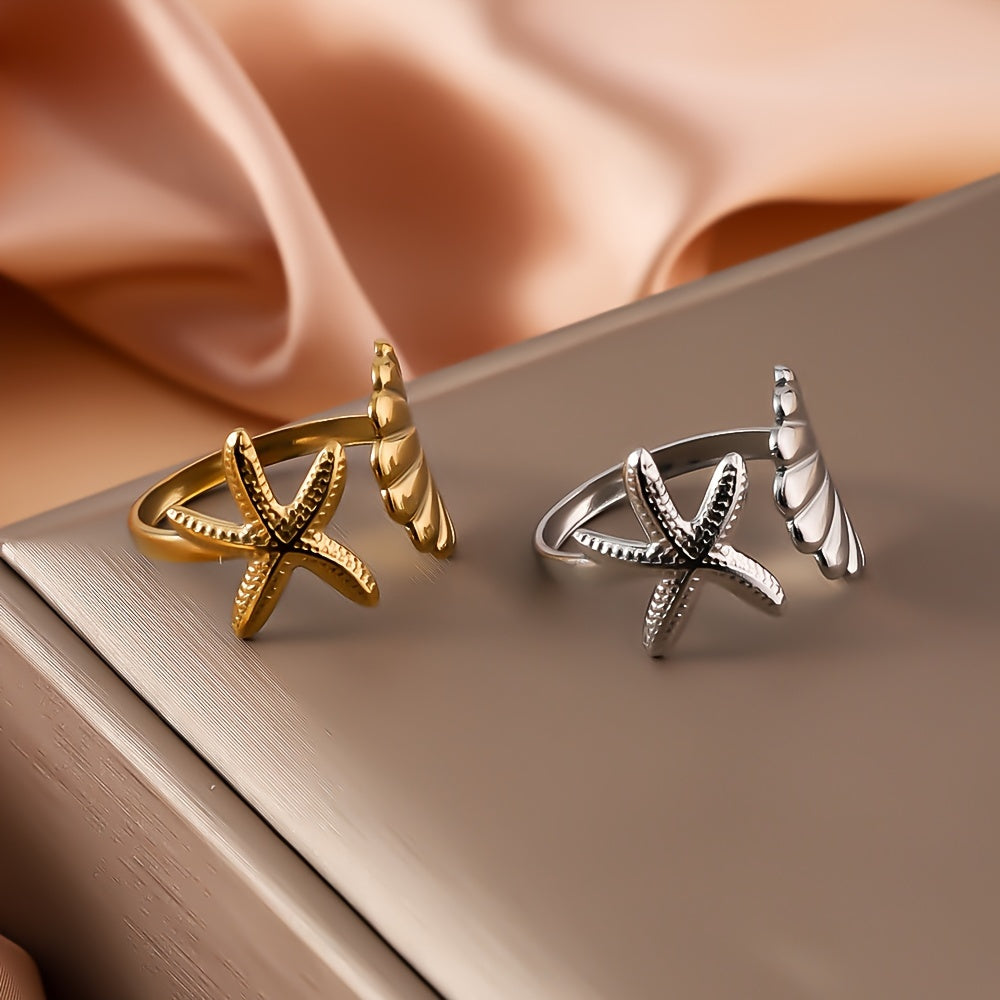 シェル＆スターフィッシュ リング