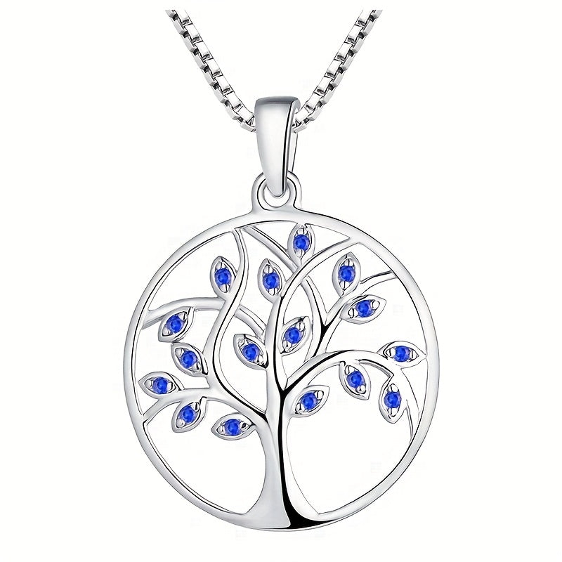 カラフルラインストーン ツリーネックレス