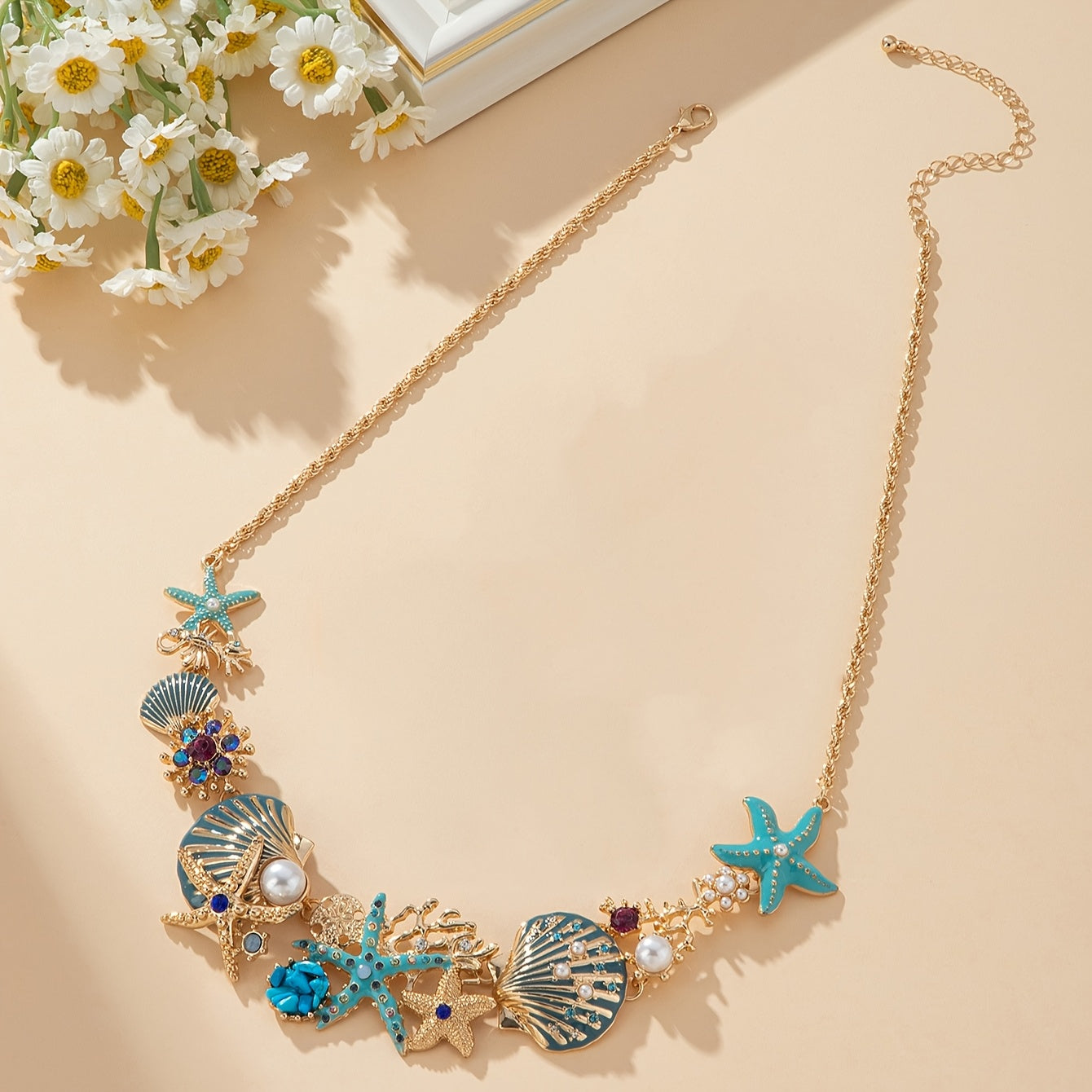 OceanGem Brooch - Radiant Nautical Elegance