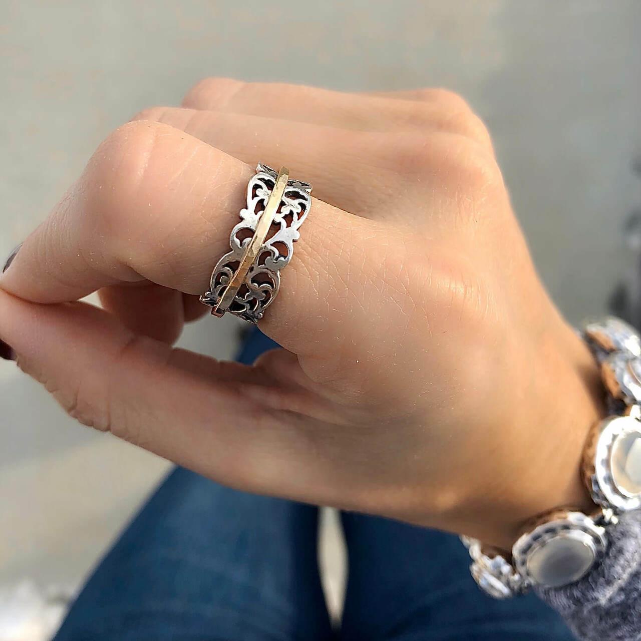 Adorned Filigree Ring