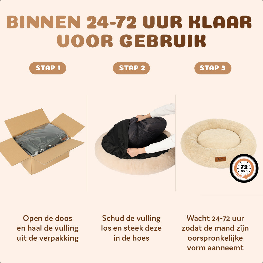 整形外科用ドーナツ型犬用ベッド