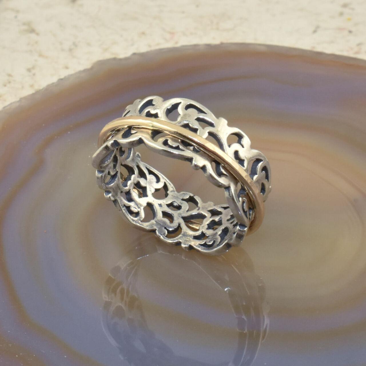 Adorned Filigree Ring