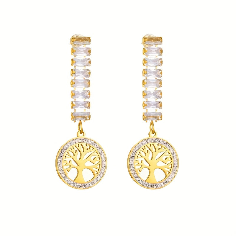 ラグジュアリー生命の樹ピアス