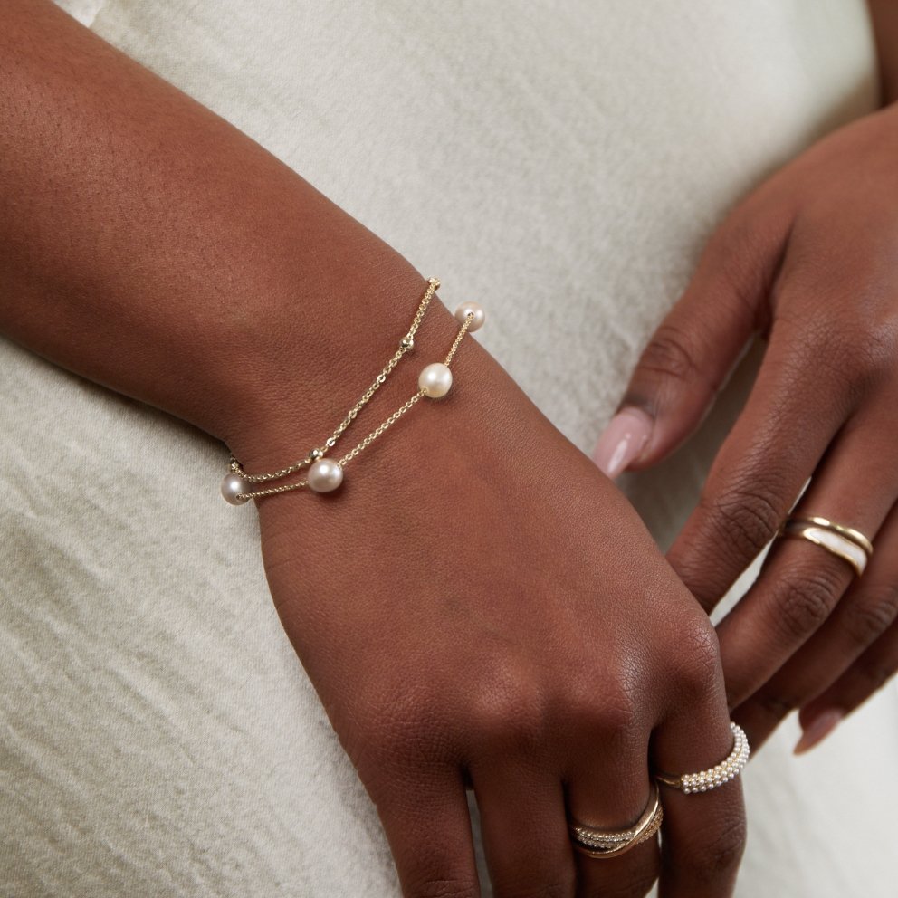 Fresella | Layered Pearl Bracelet