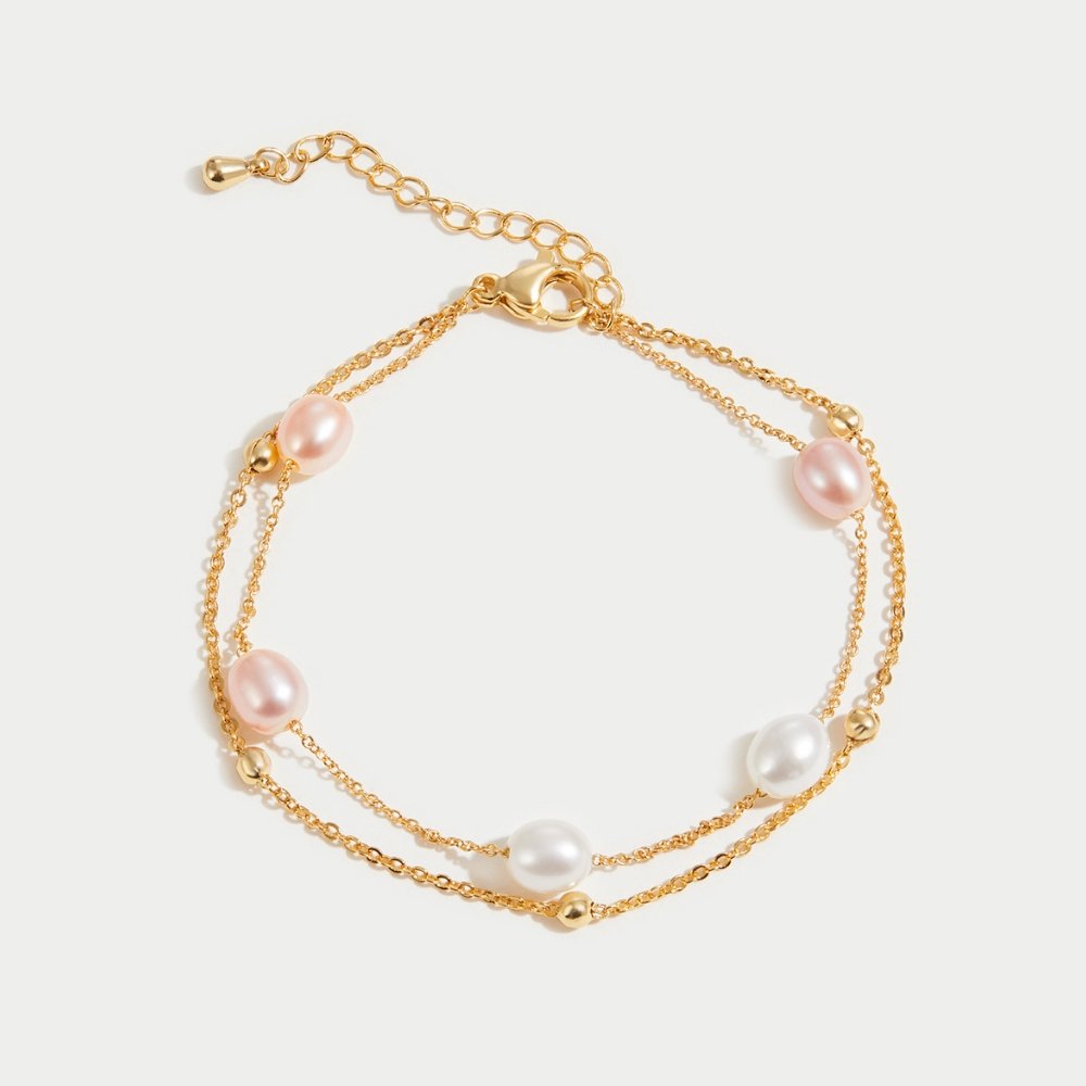 Fresella | Layered Pearl Bracelet