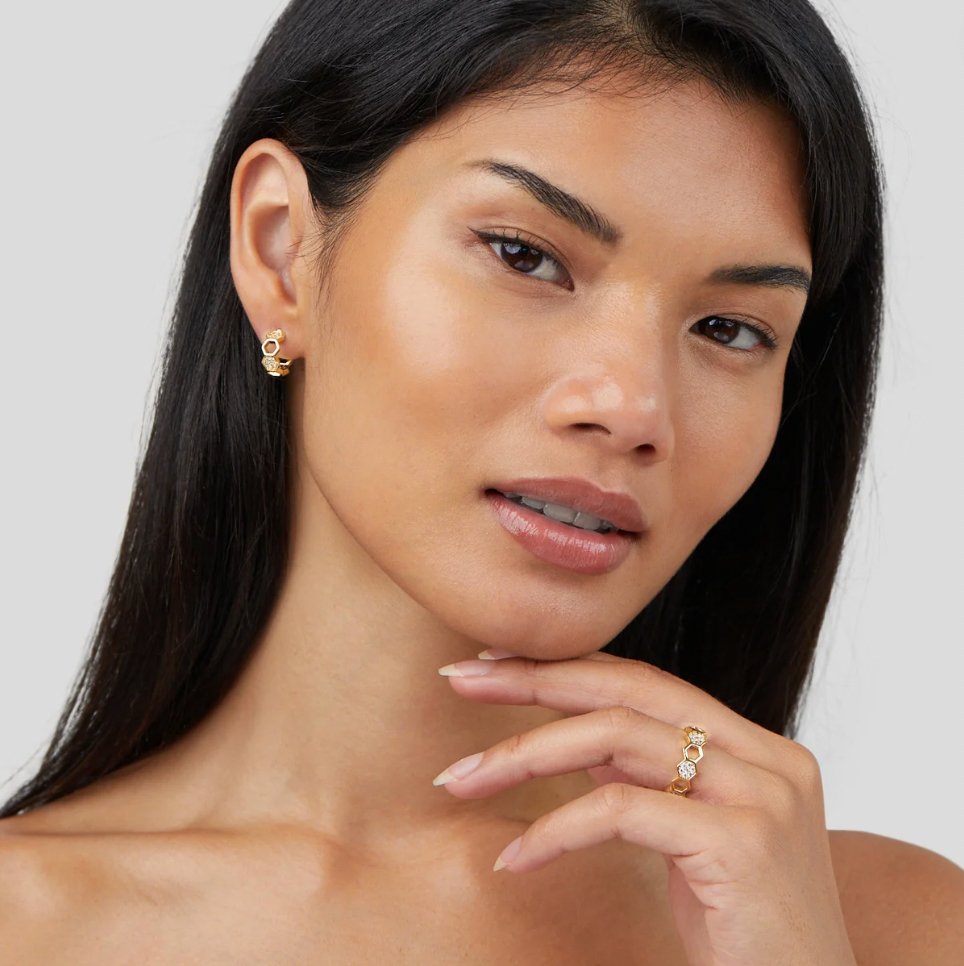 Hexara｜クリスタルコームリング