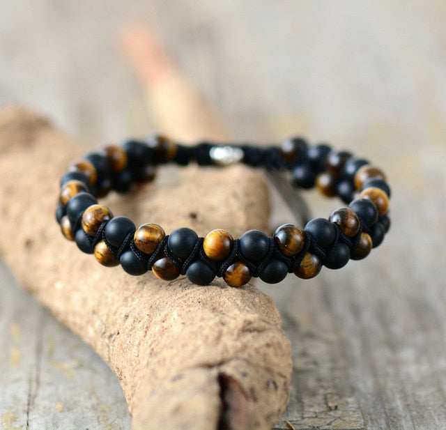 Zarina | Tiger Eye & Black Onyx Bracelet