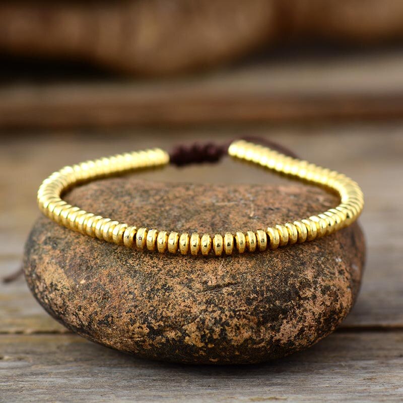 ヘマタイトストーンブレスレット