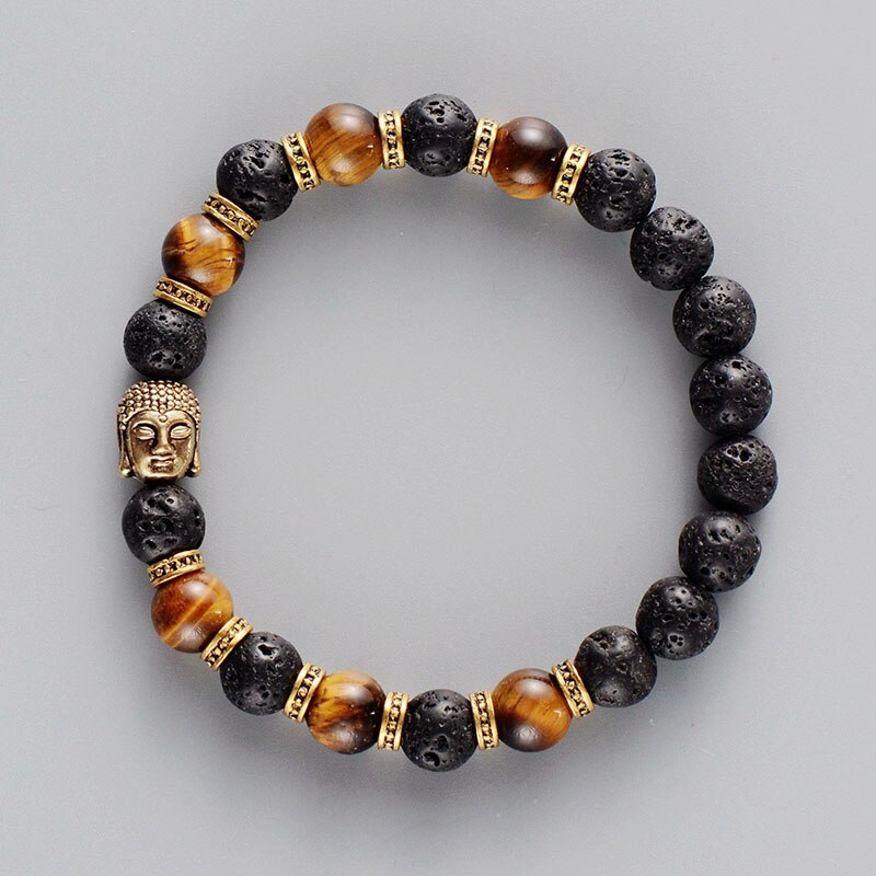 Amina | Tiger Eye Buddha Bracelet