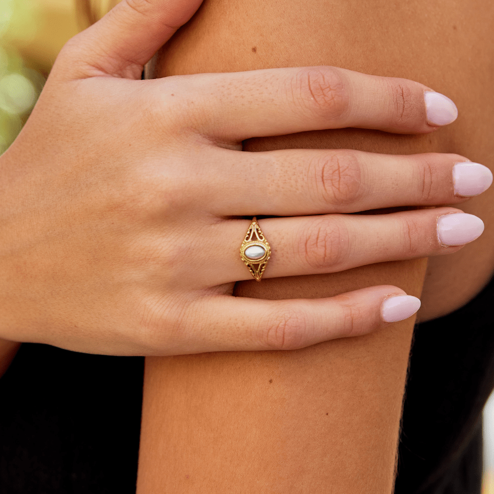 ヴィンテージパールリング