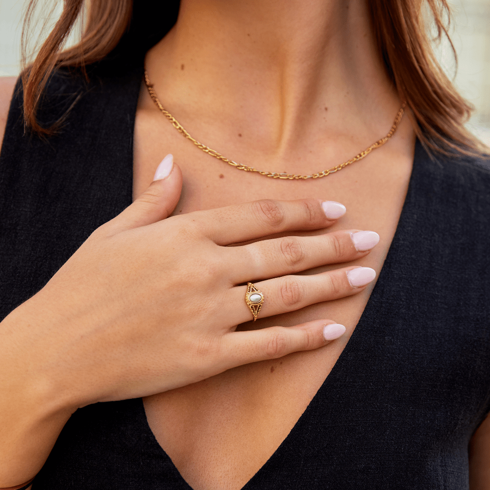 ヴィンテージパールリング